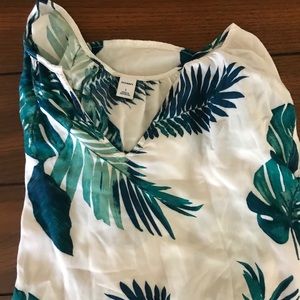Old Navy Palm Print Top